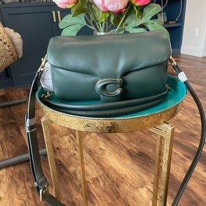 Coach Pillow Tabby 26 in Amazon Green